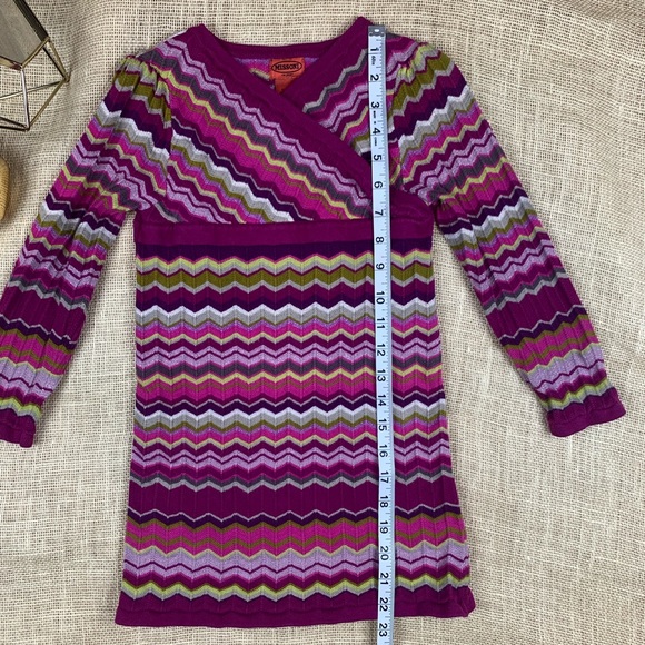 Missoni Target Dress Tunic Sweater Purple Pink - Picture 6 of 7